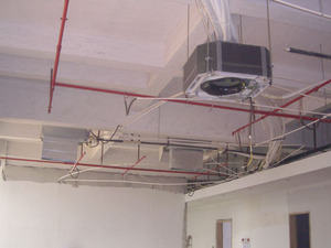 佳彩办公大楼空调安装