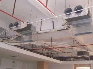 东莞佳彩办公大楼空调安装